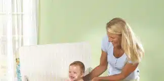 Baby Change Table with Bath