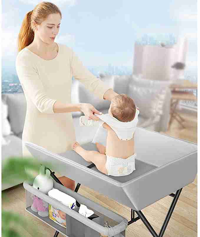Tables Xinjin Newborn Baby Massage Touch Bath Change Diaper Diaper Baby Care Multifunctional Folding