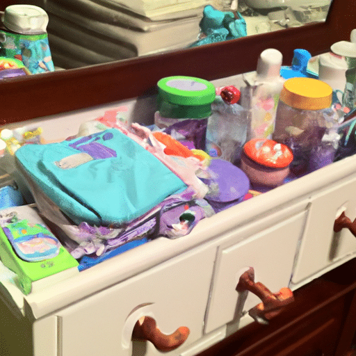 how do i organize a changing table for maximum efficiency