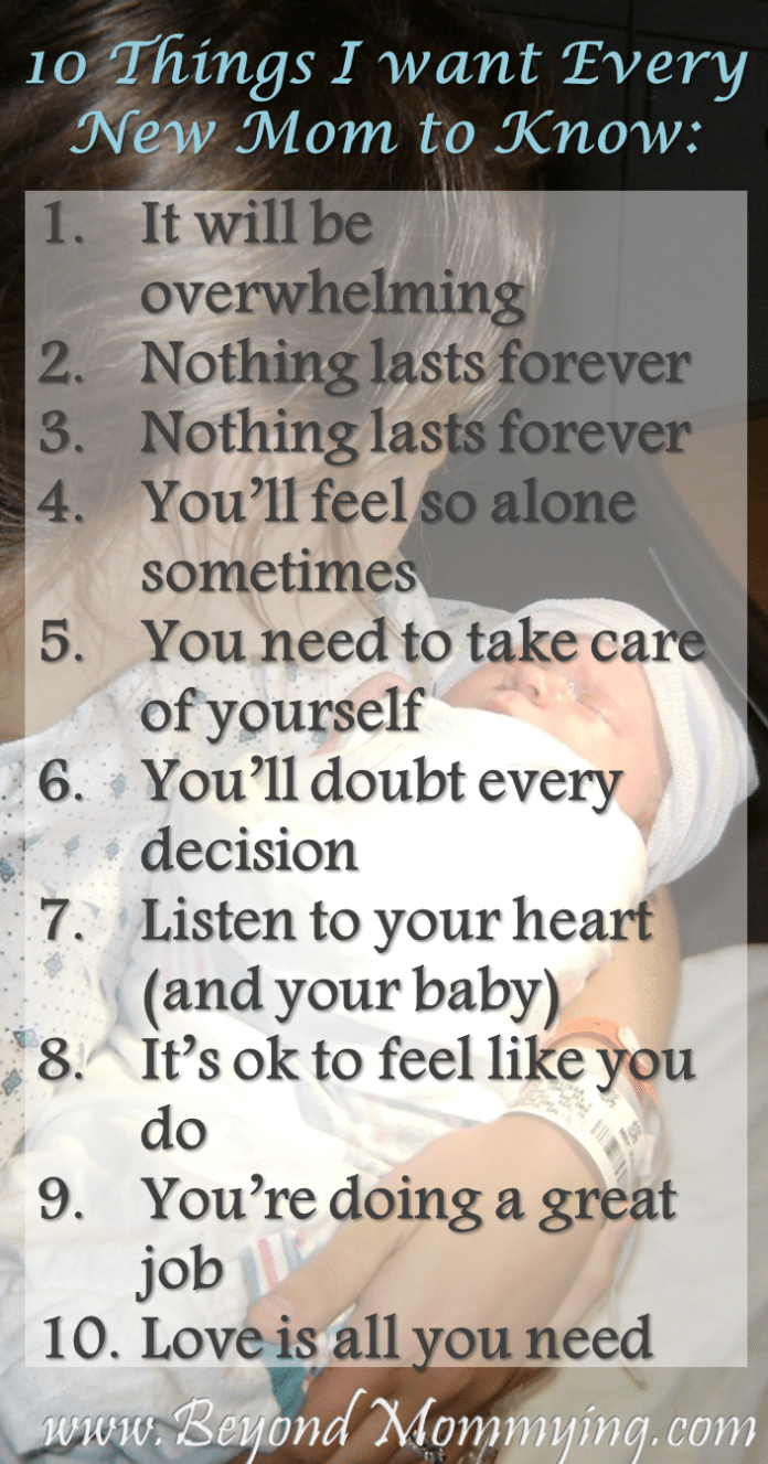 what every new mom needs to hear 2