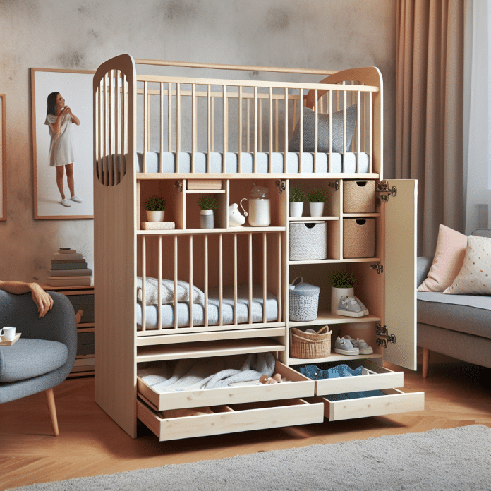 how can a crib be modified into storage or cabinetry 1