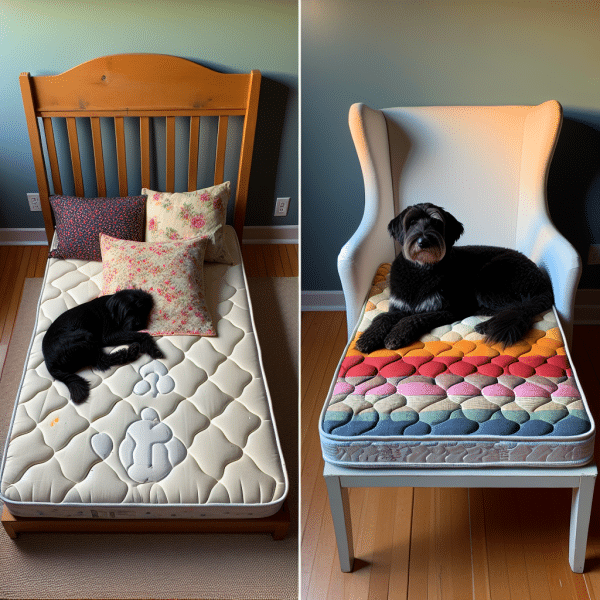 How Can I Repurpose A Crib Mattress As A Pet Bed Or Chair Cushion?