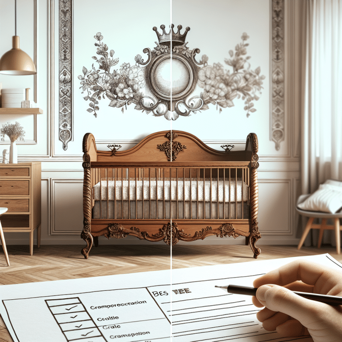 how do i determine if an antique crib meets modern standards 1
