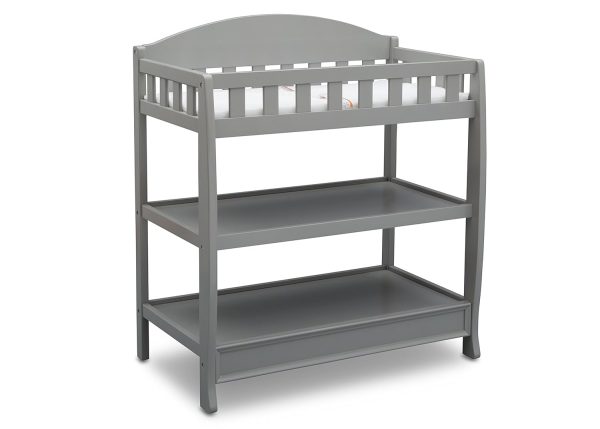 Delta Children Infant Changing Table with Pad, Grey