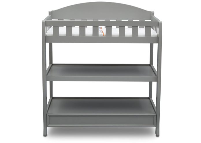 delta children infant changing table with pad grey review