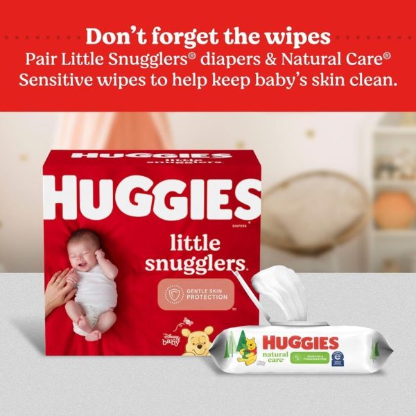 Huggies Size 1 Diapers, Little Snuggler Diapers, (8-14 lbs), 84 Count, Newborn