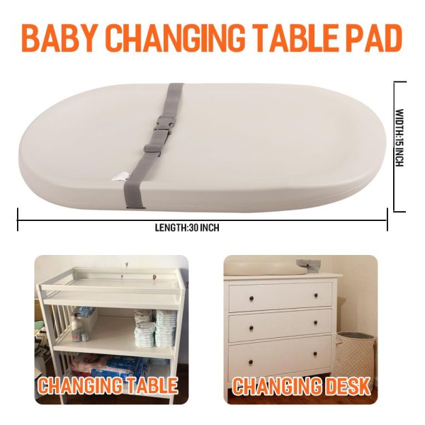SUNTUE Baby Changing Pad,Waterproof  Easy to Clean,PU Foam Changing Pad on Table Topper for Changing Diaper and Dresser