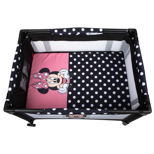 Disney Baby¨ 3D Ultra Play Yard with Bassinet and Storage Bag, Peeking Minnie