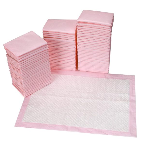 Disposable Changing Pad Liners Pack of 100 Baby Incontinence Changing Pads Diaper UnderPads Ultra Soft Super Absorbent Waterproof Mat 13 x18 in
