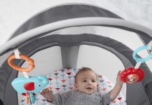 fisher price baby portable bassinet and play space on the go baby dome with 2 toys and canopy puppy perfection amazon ex 4