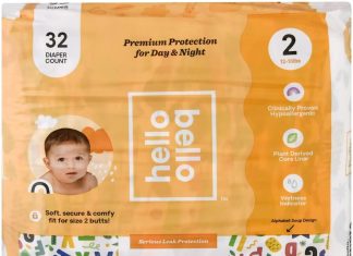 hello bello premium baby diapers size 2 i 32 count of disposeable extra absorbent hypoallergenic and eco friendly baby d
