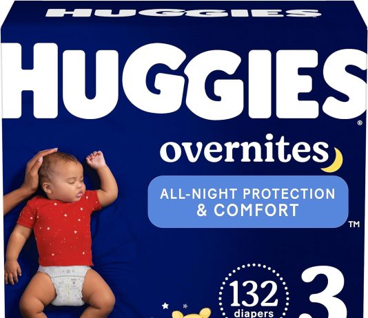 huggies overnites size 6 overnight diapers 35 lbs 84 ct 2 packs of 42 packaging may vary 3