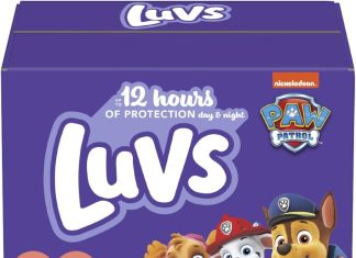 luvs diapers size 1 294 count paw patrol disposable baby diapers 4