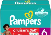 pampers cruisers 360 diapers size 5 128 count pull on disposable baby diapers gap free fit 2