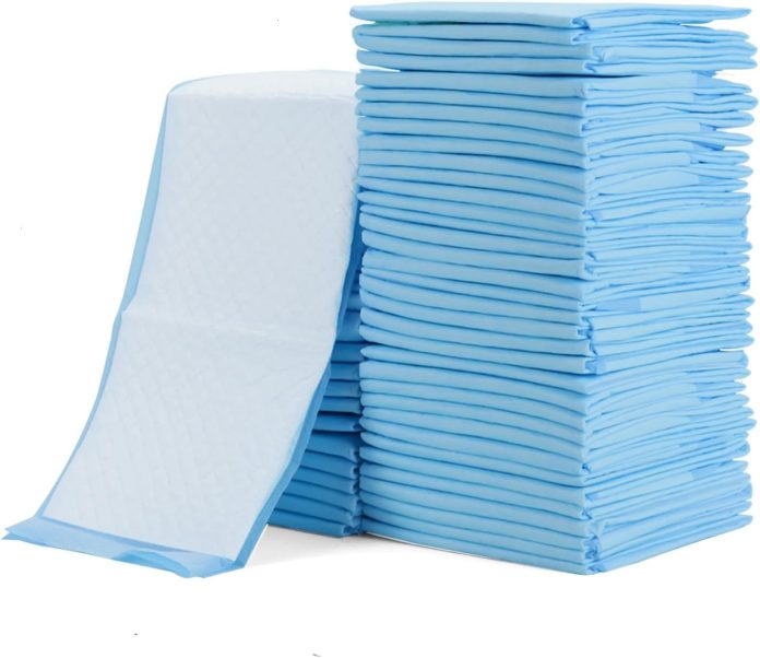 rocinha 100 pack disposable changing pads baby disposable underpads waterproof diaper changing pad breathable underpads
