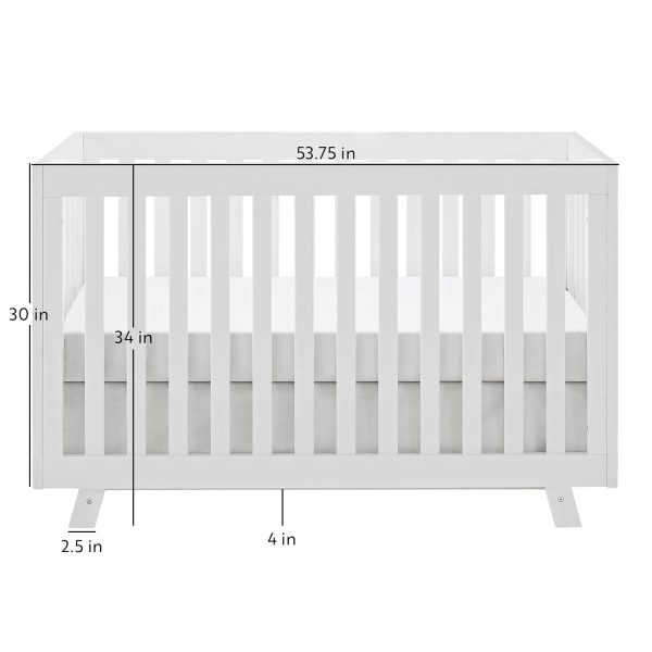 Storkcraft Beckett 3-in-1 Convertible Crib (Natural) – Converts from Baby Crib to Toddler Bed and Daybed, Fits Standard Full-Size Crib Mattress, Adjustable Mattress Support Base