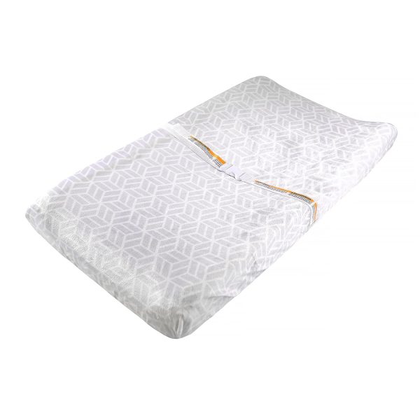 Summer Infant Contoured Changing Pad – Includes Waterproof Changing Liner and Safety Fastening Strap with Quick-Release Buckle