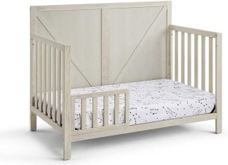 yoluckea 4 in 1 convertible crib convertible crib converts from baby crib to toddler bed daybed and full size bed grey 1