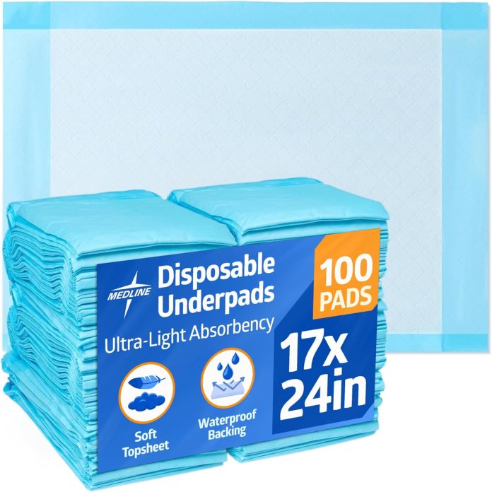 medline-light-absorbency-underpad-17-x-24-100-count-disposable-chucks-bed-furniture-surface-protection-for-kids-adults-e