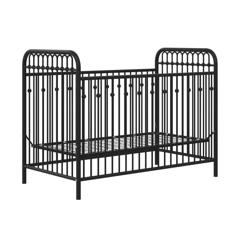 Little Seeds Monarch Hill Ivy Metal Baby Crib, Black Little Seeds Monarch Hill Ivy Metal Baby Crib, Black