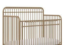 Little Seeds Monarch-Hill Ivy Metal Baby Crib Black review