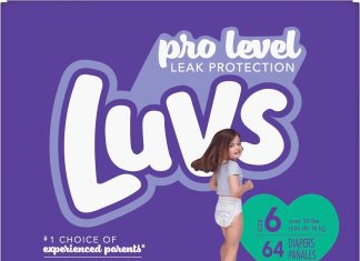 Luvs Diapers Size 4 29 Count Paw Patrol review