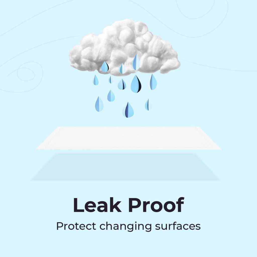 Peekapoo X-Large (30x18) Disposable Changing Pads for Baby – Portable Changing Pad Liners for Mess Free Travel, Ultra Absorbent, Waterproof and Super Soft, 50 Count Peekapoo X-Large (30x18) Disposable Changing Pads for Baby – Portable Changing Pad Liners for Mess Free Travel, Ultra Absorbent, Waterproof and Super Soft, 50 Count