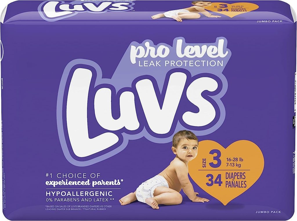 Luvs Size 1 Baby Diapers, Platinum Protection Bluey Diapers for Day Night, Size 1, 48 Count (Packaging May Vary) Luvs Size 1 Baby Diapers, Platinum Protection Bluey Diapers for Day Night, Size 1, 48 Count (Packaging May Vary)