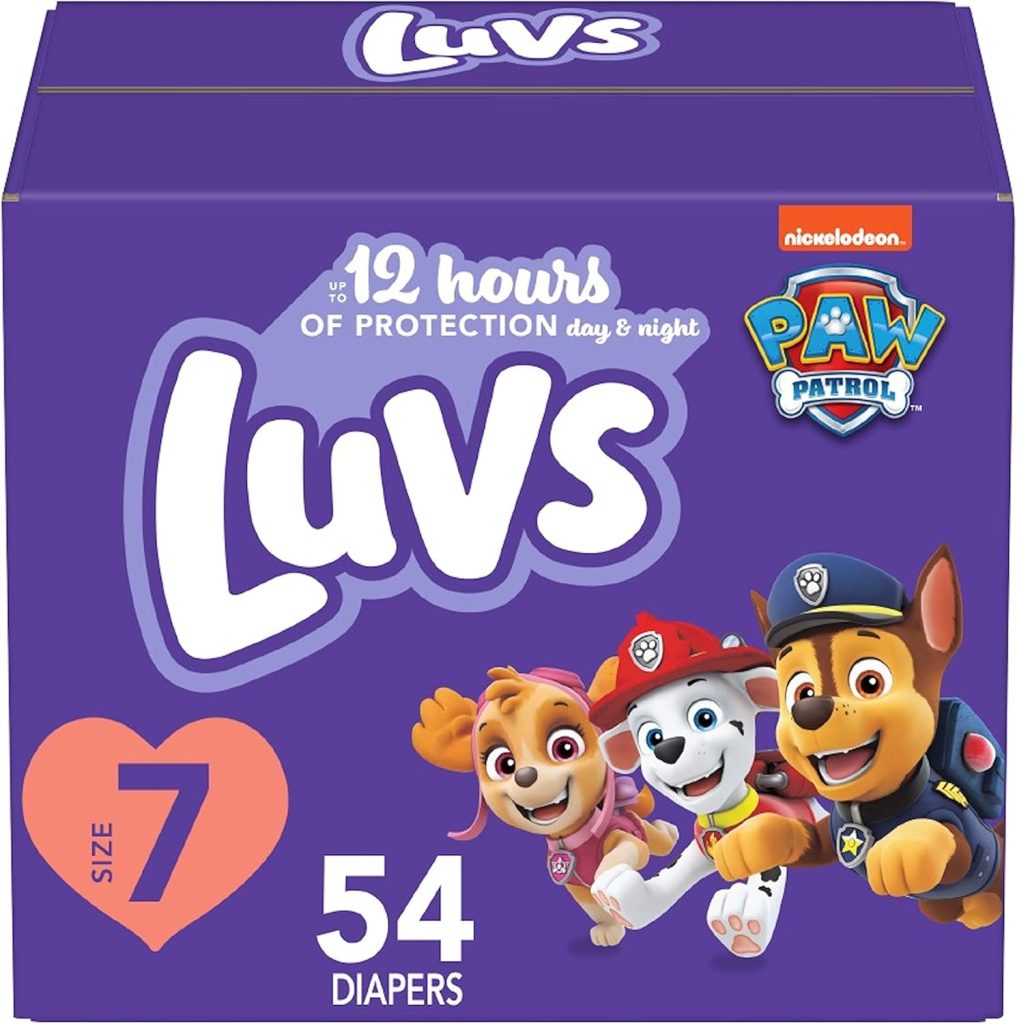 Luvs Size 1 Baby Diapers, Platinum Protection Bluey Diapers for Day Night, Size 1, 48 Count (Packaging May Vary) Luvs Size 1 Baby Diapers, Platinum Protection Bluey Diapers for Day Night, Size 1, 48 Count (Packaging May Vary)