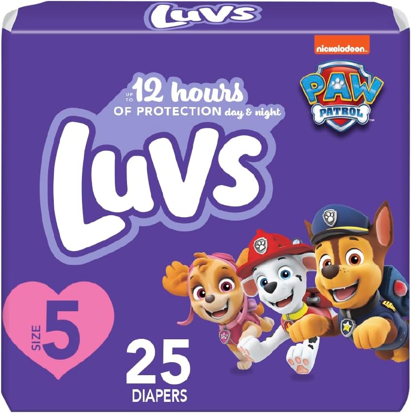 Luvs Size 1 Baby Diapers, Platinum Protection Bluey Diapers for Day Night, Size 1, 48 Count (Packaging May Vary) Luvs Size 1 Baby Diapers, Platinum Protection Bluey Diapers for Day Night, Size 1, 48 Count (Packaging May Vary)