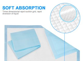 Baby Disposable Changing Pad, 100Pack Soft Waterproof Mat, Portable Diaper Changing Table & Mat, Leak-Proof Breathable Underpads Mattress Play Pad Sheet Protector(13” 18”)