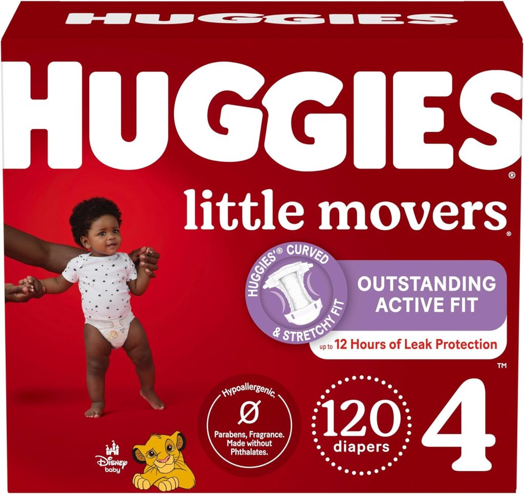 Huggies Size Diapers, Little Movers Baby Diapers, Size (22-37 lbs), Count, Packaging May Vary Huggies Size Diapers, Little Movers Baby Diapers, Size (22-37 lbs), Count, Packaging May Vary