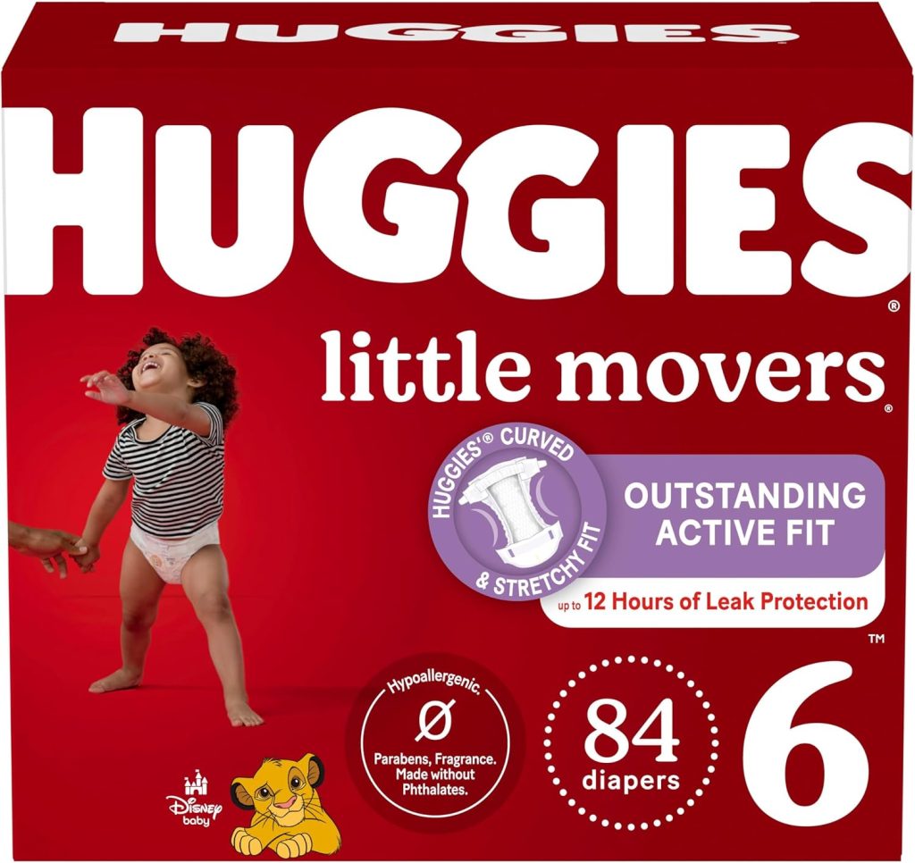 Huggies Size Diapers, Little Movers Baby Diapers, Size (22-37 lbs), Count, Packaging May Vary Huggies Size Diapers, Little Movers Baby Diapers, Size (22-37 lbs), Count, Packaging May Vary