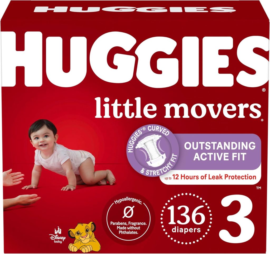 Huggies Size Diapers, Little Movers Baby Diapers, Size (22-37 lbs), Count, Packaging May Vary Huggies Size Diapers, Little Movers Baby Diapers, Size (22-37 lbs), Count, Packaging May Vary