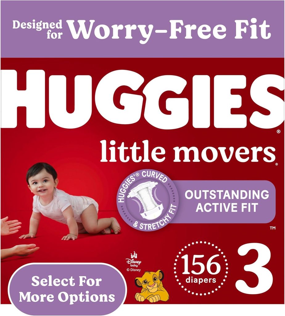 Huggies Size Diapers, Little Movers Baby Diapers, Size (22-37 lbs), Count, Packaging May Vary Huggies Size Diapers, Little Movers Baby Diapers, Size (22-37 lbs), Count, Packaging May Vary