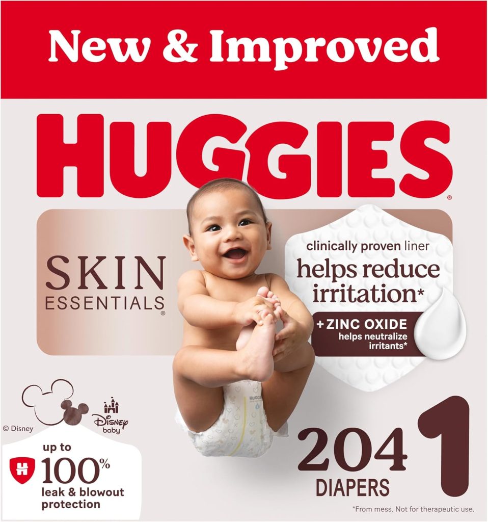 Huggies Size Diapers, Skin Essentials Baby Diapers, Size (12-18 lbs), Count, Packaging May Vary Huggies Size Diapers, Skin Essentials Baby Diapers, Size (12-18 lbs), Count, Packaging May Vary