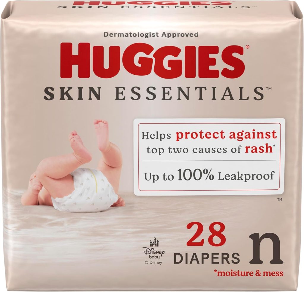 Huggies Size Diapers, Skin Essentials Baby Diapers, Size (12-18 lbs), Count, Packaging May Vary Huggies Size Diapers, Skin Essentials Baby Diapers, Size (12-18 lbs), Count, Packaging May Vary