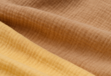 Konssy Muslin Changing Pad Cover for Baby Girls Boys, 100% Cotton Fitted Diaper Chang Table Covers, Soft Breathable Changing Pad Sheets, 2 Pack (Camel,Sun)