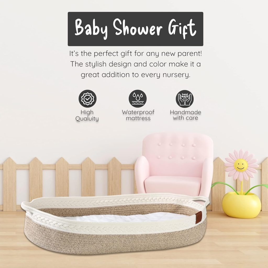 Premium Baby Changing Basket - Diaper Changing Basket for Newborns Premium Baby Changing Basket - Diaper Changing Basket for Newborns