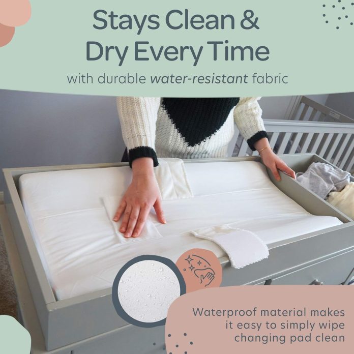 baby-changing-pad-with-secure-strap-x-16-changing-diaper-mat-for-table-dresser-change-station-soft-white-2