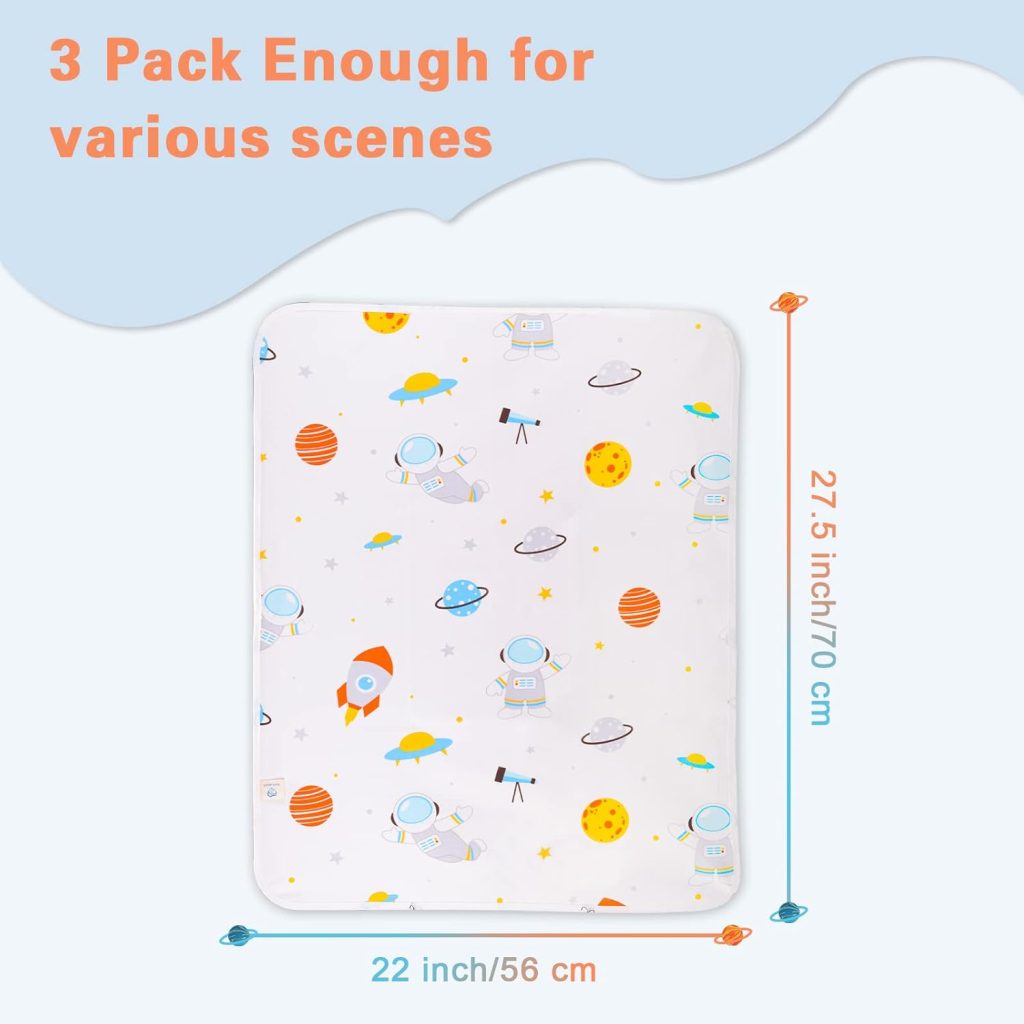 Baby Portable Changing Pad Waterproof Diaper Changing Mat Travel Pack Washable Mattress Pad Reusable Under Pads Changing Pad Liners x 27.5 Baby Portable Changing Pad Waterproof Diaper Changing Mat Travel Pack Washable Mattress Pad Reusable Under Pads Changing Pad Liners x 27.5