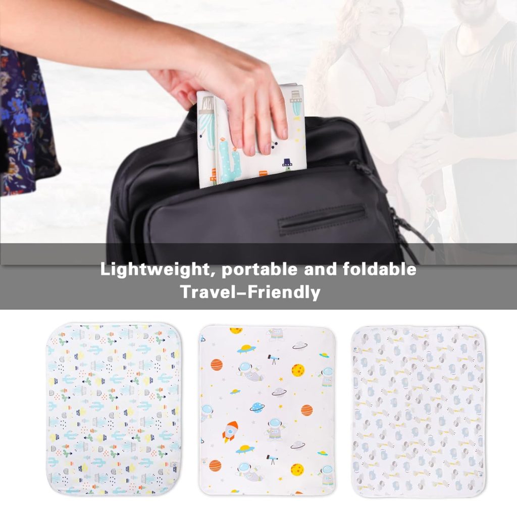Baby Portable Changing Pad Waterproof Diaper Changing Mat Travel Pack Washable Mattress Pad Reusable Under Pads Changing Pad Liners x 27.5 Baby Portable Changing Pad Waterproof Diaper Changing Mat Travel Pack Washable Mattress Pad Reusable Under Pads Changing Pad Liners x 27.5