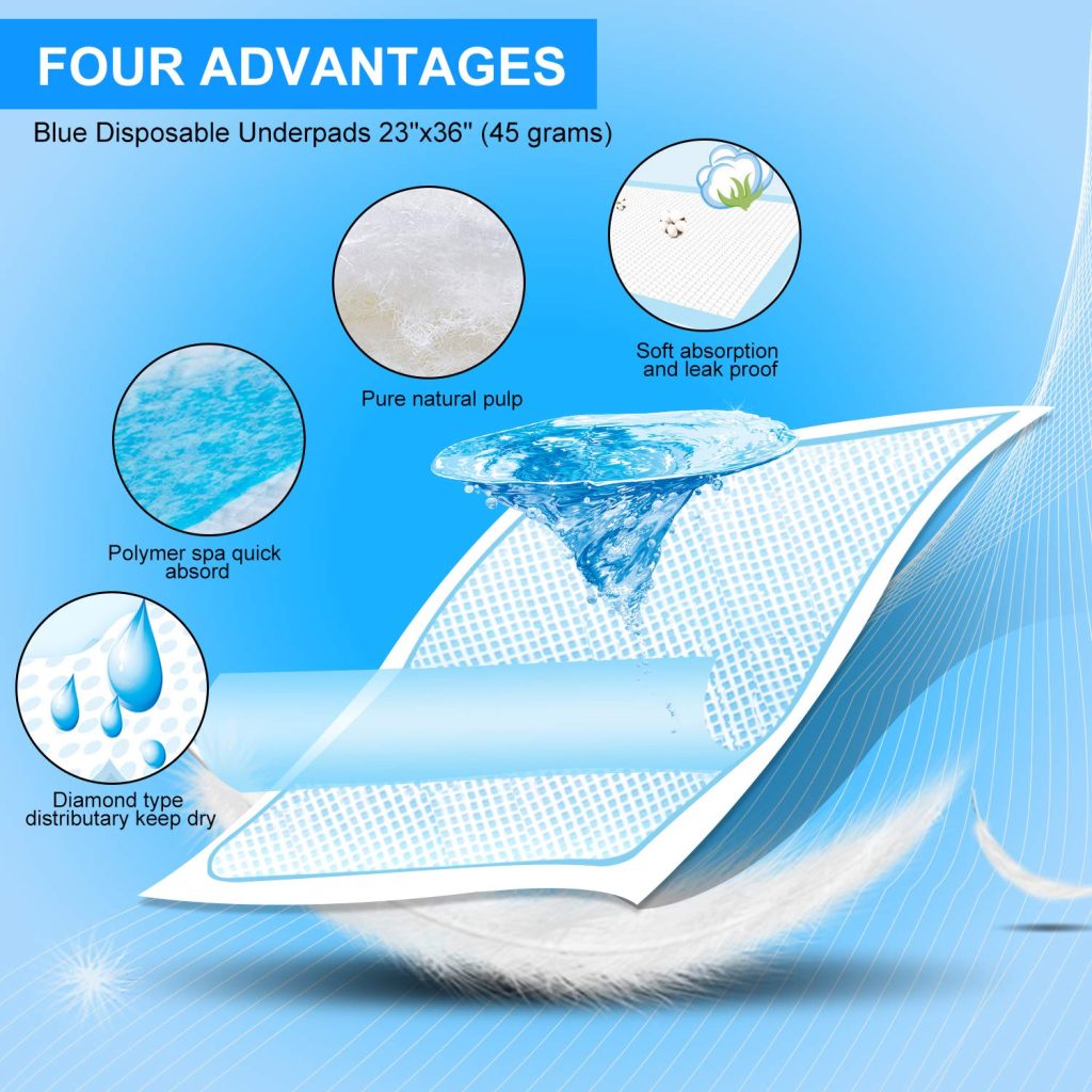 Disposable Large Changing Pads, High Absorbent Waterproof Portable Mattress, Leak-Proof Breathable Incontinence Pad, Play Sheet Bed Chair Table mat Protector, Adult Child Baby Pets Underpad Disposable Large Changing Pads, High Absorbent Waterproof Portable Mattress, Leak-Proof Breathable Incontinence Pad, Play Sheet Bed Chair Table mat Protector, Adult Child Baby Pets Underpad