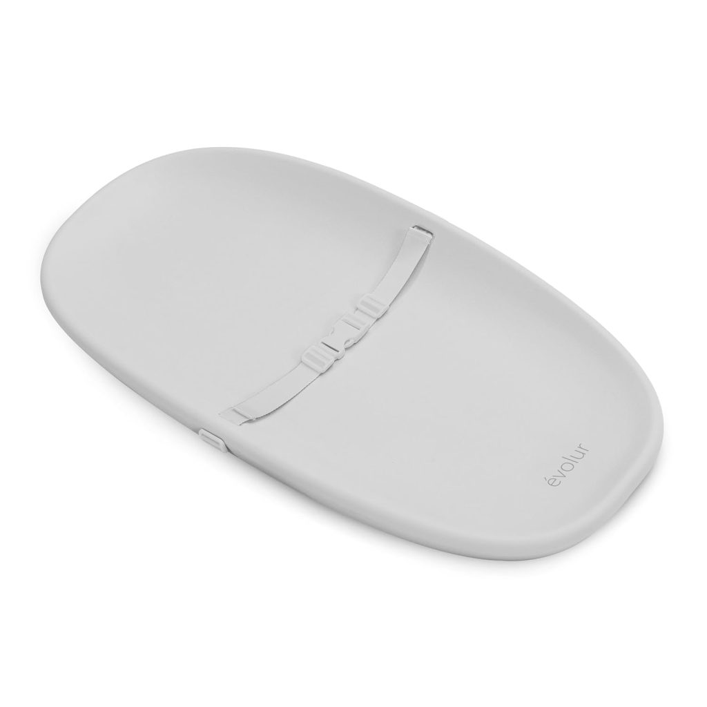 Evolur Eva Baby Changing Pad in Light Gray, Soft, Lightweight and Portable Changing Pad, Fits All Changing Table, Waterproof Firm Padding Evolur Eva Baby Changing Pad in Light Gray, Soft, Lightweight and Portable Changing Pad, Fits All Changing Table, Waterproof Firm Padding