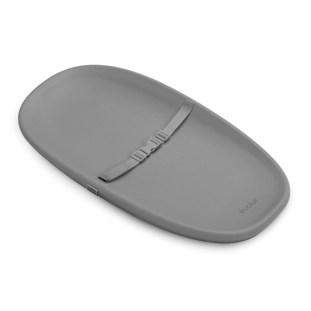 Evolur Eva Baby Changing Pad in Light Gray, Soft, Lightweight and Portable Changing Pad, Fits All Changing Table, Waterproof Firm Padding Evolur Eva Baby Changing Pad in Light Gray, Soft, Lightweight and Portable Changing Pad, Fits All Changing Table, Waterproof Firm Padding