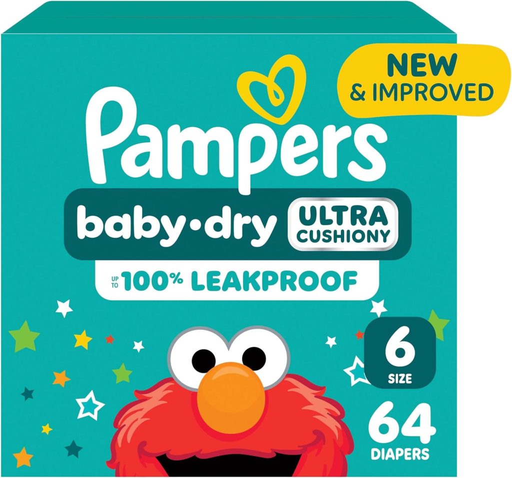 Pampers Diapers - Baby Dry - Size 6, Count, Absorbent Disposable Infant Diaper (Packaging May Vary) Pampers Diapers - Baby Dry - Size 6, Count, Absorbent Disposable Infant Diaper (Packaging May Vary)