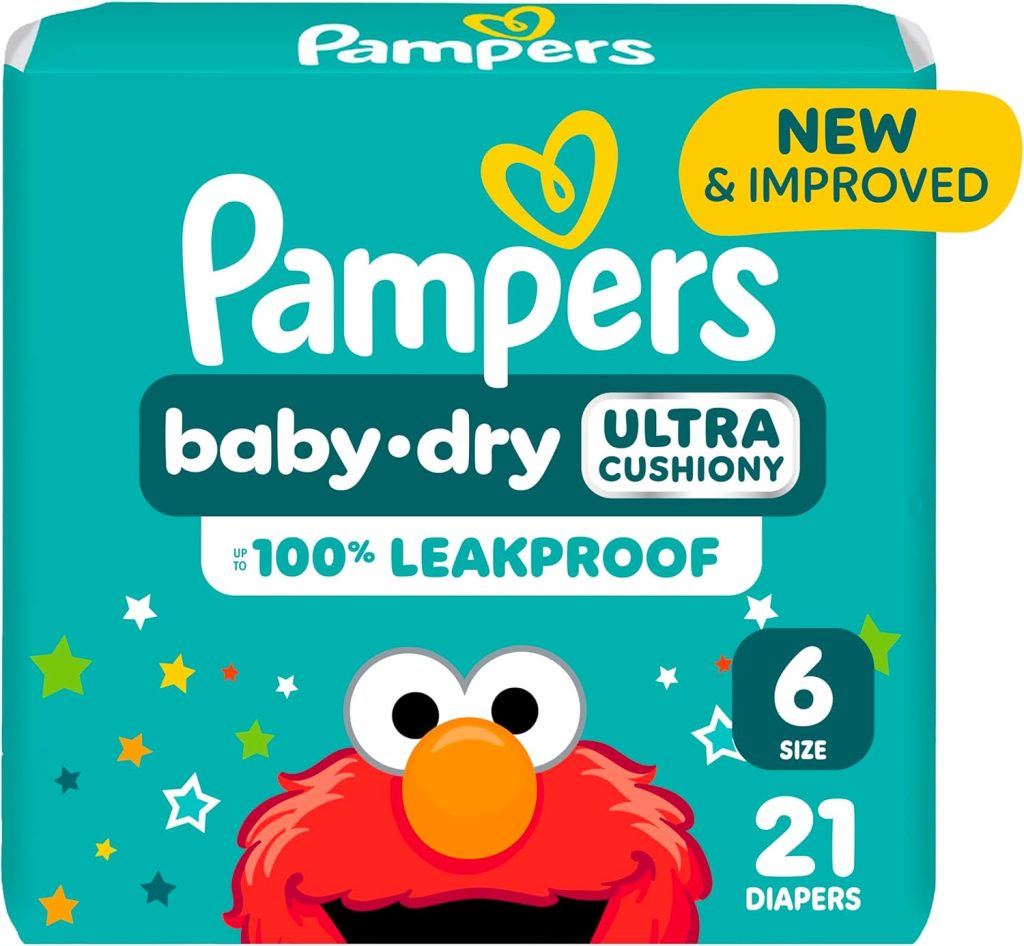 Pampers Diapers - Baby Dry - Size 6, Count, Absorbent Disposable Infant Diaper (Packaging May Vary) Pampers Diapers - Baby Dry - Size 6, Count, Absorbent Disposable Infant Diaper (Packaging May Vary)