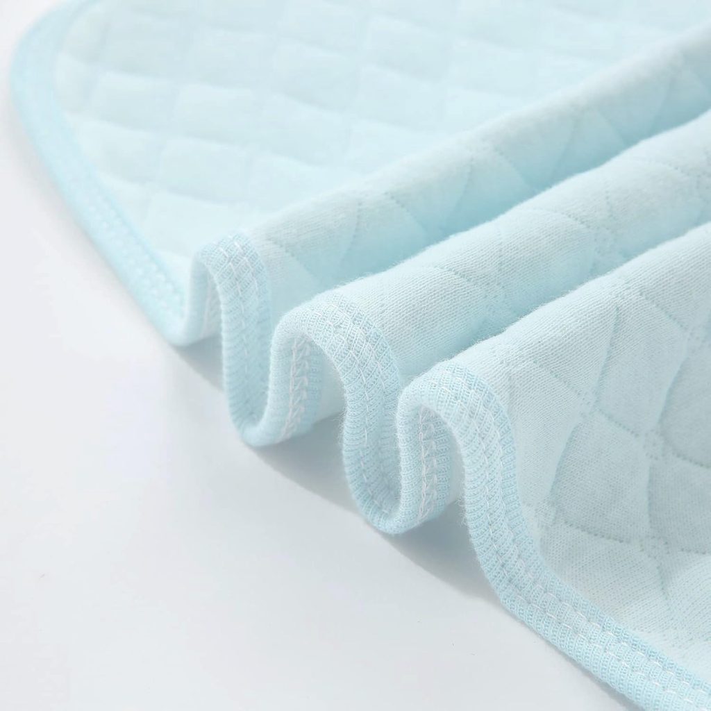 Pleasant Boulevard | Portable Waterproof Baby Changing Pad Liner, Washable Reusable Changing Table Cover Made with Breathable TPU, 27x13in (Blue, Count) Pleasant Boulevard | Portable Waterproof Baby Changing Pad Liner, Washable Reusable Changing Table Cover Made with Breathable TPU, 27x13in (Blue, Count)