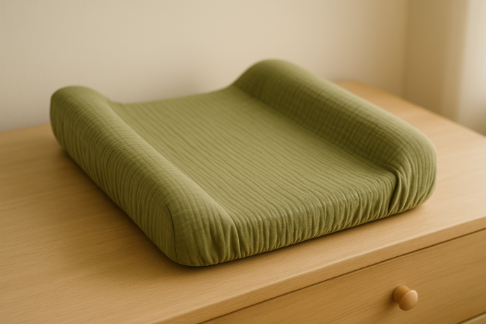 blissful-diary-muslin-baby-changing-pad-with-waterproof-lining-foam-diaper-changing-table-pad-with-cover-for-dressers-roman-green-avocado