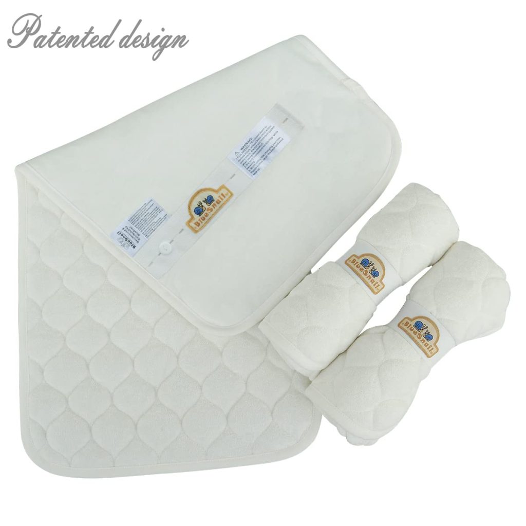BlueSnail Quilted Thicker Waterproof Changing Pad Liners,3 Count(Snow White 13” x 27”) BlueSnail Quilted Thicker Waterproof Changing Pad Liners,3 Count(Snow White 13” x 27”)